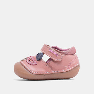 guantitos-真皮笑臉童鞋-粉色