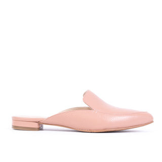 brenda-zaro-真皮尖頭穆勒鞋-粉紅色