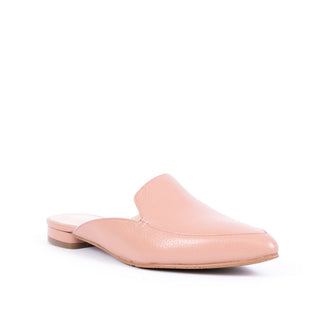 brenda-zaro-真皮尖頭穆勒鞋-粉紅色